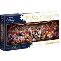 Clementoni High Quality Collection Panorama - Disney Orchestra, Puzzle 1000 Teile