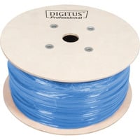 Digitus Professional Cat.6a U/FTP Verlegekabel simplex, Eca blau, 305 Meter Trommel