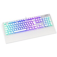 ENDORFY Omnis Pudding Onyx White, Gaming-Tastatur weiß, DE-Layout, Kailh RGB Brown