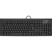 KeySonic KSK-8008U-IP, Tastatur schwarz, DE-Layout, Rubberdome