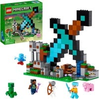 LEGO 21244 Minecraft Der Schwert-Außenposten, Konstruktionsspielzeug 