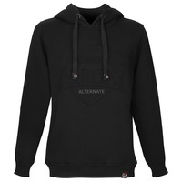ALTERNATE ATTAX Hoodie (Logo geprägt) S, Pullover schwarz