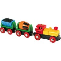 BRIO World Zug mit Batterielok, Spielfahrzeug 