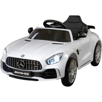 Jamara Ride-on Mercedes-Benz AMG GT R, Kinderfahrzeug weiß, 12 V