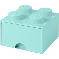 Room Copenhagen LEGO Brick Drawer 4 aquablau, Aufbewahrungsbox blau