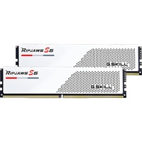 G.Skill DIMM 32 GB DDR5-5200 (2x 16 GB) Dual-Kit, Arbeitsspeicher weiß, F5-5200J3636C16GX2-RS5W, Ripjaws S5, INTEL XMP