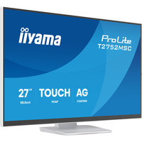iiyama ProLite T2752MSC-W1AG, LED-Monitor 68.6 cm (27 Zoll), weiß (matt), FHD, IPS, Touchscreen, HDMI, DP, USB-Hub