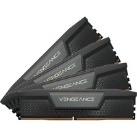 Corsair DIMM 64 GB DDR5-6600 (4x 16 GB) Quad-Kit, Arbeitsspeicher schwarz, CMK64GX5M4B6600C32, Vengeance DDR5, INTEL XMP