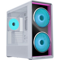 Lian Li LANCOOL 217 Infinity , Tower-Gehäuse weiß, Frontplatte aus Tempered Glass