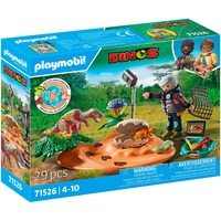 PLAYMOBIL 71526 Dinos Stegosaurusnest mit Eierdieb, Konstruktionsspielzeug 