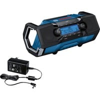 Bosch Professional GPB 18V-2 SC Professional, Baustellenradio türkis/schwarz, Bluetooth, AUX, IP54