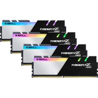 G.Skill DIMM 64 GB DDR4-3600 (4x 16 GB) Quad-Kit, Arbeitsspeicher schwarz/silber, F4-3600C14Q-64GTZN, Trident Z Neo, INTEL XMP