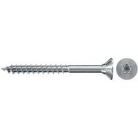 fischer Spanplattenschraube ClassicFast II 6,0x40 Senkkopf TX 200 Stück, mit Teilgewinde, verzinkt