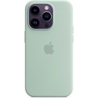 Apple Silikon Case mit MagSafe, Handyhülle grün, Agavengrün, iPhone 14 Pro