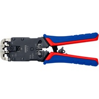 KNIPEX Crimpzange 97 51 12  blau/rot, RJ-10, RJ-11/12 und RJ-45-Stecker