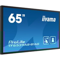 iiyama ProLite TF6539AS-B1AG, Public Display schwarz (matt), UltraHD/4K, IPS, Touchscreen