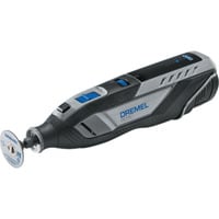 Dremel Akku-Multifunktions-Werkzeug 8250-5/65 (Platinum+), 12Volt schwarz/grau, Li-Ion-Akku 2Ah, 65-teiliges Zubehör, Dremel Box
