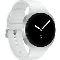 SAMSUNG Galaxy Watch8, Smartwatch silber, 40 mm, Sport Band S/M