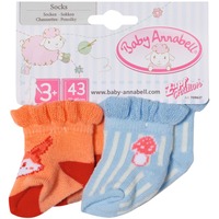 ZAPF Creation Baby Annabell® Socken 2er-Pack, Puppenzubehör sortierter Artikel, 43 cm, zwei Paar