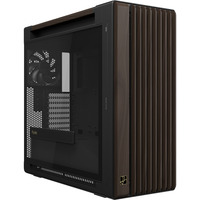 ASUS PROART PA602 WALNUT WOOD TG PWM MODERN BLACK, Tower-Gehäuse braun/holz, Tempered Glass