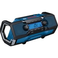Bosch Professional GPB 18V-2 C, Baustellenradio blau, Klinke, Bluetooth, FM