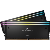 Corsair DIMM 32 GB DDR5-6400 (2x 16 GB) Dual-Kit, Arbeitsspeicher schwarz, CMP32GX5M2B6400C32, Dominator Titanium, INTEL XMP