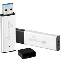 MediaRange High performance 128 GB, USB-Stick silber/schwarz, USB-A 3.2 Gen 1