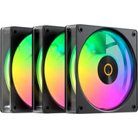 Ocypus Gamma F12 Elite ARGB, Gehäuselüfter schwarz, 3er Pack, 120 mm