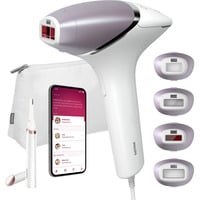Philips Lumea IPL Prestige Series 8000  BRI949/00, Haarentferner weiß/hellviolett, mit Korrekturtrimmer (HP6388)