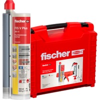 fischer Hochleistungsmörtel FIS V Plus 360 S ThermoSafe-Koffer grau, 360ml, 6 Kartuschen, mit Pistole