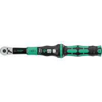 Wera Drehmomentschlüssel mit Umschaltknarre Click-Torque Lock A 5 schwarz/grün, Abtrieb 1/4", 2,5 bis 25Nm