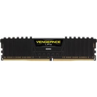 Corsair DIMM 16 GB DDR4-2666  , Arbeitsspeicher schwarz, CMK16GX4M1A2666C16, Vengeance LPX, INTEL XMP