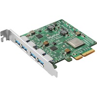 HighPoint RocketU 1244A PCIe 3.0 x8 4x10GB/s, USB-Controller 