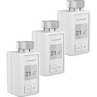 Homematic IP Smart Home Heizkörperthermostat – Flex (HmIP-eTRV-F), Heizungsthermostat weiß, 3er Set