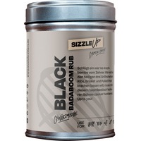 SizzleBrothers Black Badaboom Rub, Gewürz 120 g, Streudose