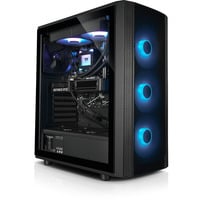 Thermaltake FTW J25i 5060, Gaming-PC schwarz/transparent, Windows 11 Pro