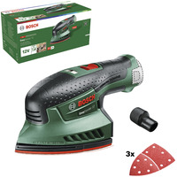 Bosch Heimwerken & Garten Akku-Multischleifer EasySander 12 solo, 12Volt grün/schwarz, ohne Akku und Ladegerät