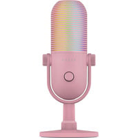 Razer Seiren V3 Chroma 32-Bit DSP Quartz, Mikrofon rosa, RGB, USB