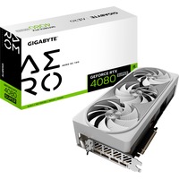 GIGABYTE GeForce RTX 4080 SUPER AERO OC 16G, Grafikkarte weiß, DLSS 3, 3x DisplayPort, 1x HDMI 2.1