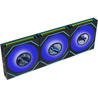 Lian Li UNI FAN SL-INF LCD FLEX 120 Wireless, Gehäuselüfter schwarz,  3er Pack mit LCD FLEX Receiver, 120 mm