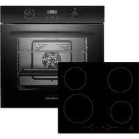 Respekta ASET7004295I, Backofen-Set schwarz