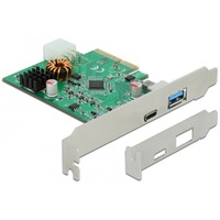 DeLOCK DeLOCK PCIe x4>1x extern USB-C 3.2 Gen 2 + USB-A 3.2 Gen 2, USB-Controller 