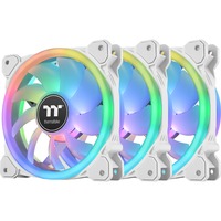 Thermaltake SWAFAN 14 RGB Radiator Fan TT Premium Edition White (3-Fan Pack), Gehäuselüfter weiß, 3er Pack, inkl. Controller