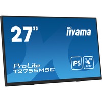iiyama ProLite T2755MSC-B1, LED-Monitor 69 cm (27 Zoll), schwarz (matt), FullHD, IPS, Touchscreen