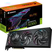 GIGABYTE GeForce RTX 5060 AORUS ELITE 8G, Grafikkarte DLSS 4, 3x DisplayPort, 1x HDMI 2.1