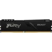 Kingston FURY DIMM 8 GB DDR4-3200 , Arbeitsspeicher schwarz, KF432C16BB/8, Beast, INTEL XMP