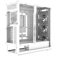 Thermaltake AX500 , Big-Tower-Gehäuse weiß, Tempered Glass