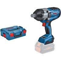 Bosch Professional PRO Akku-Schlagschrauber BITURBO GDS 18V-1050 H Professional solo, 18Volt blau/schwarz, ohne Akku und Ladegerät, 3/4", in L-BOXX