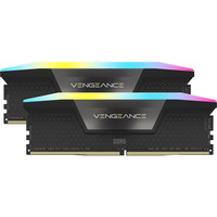 Corsair DIMM 32 GB DDR5-6000 (2x 16 GB) Dual-Kit, Arbeitsspeicher schwarz, CMH32GX5M2B6000C38, Vengeance RGB, INTEL XMP
