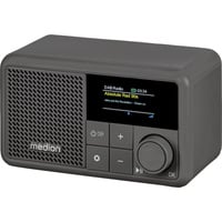 Medion Life S66822 tragbares DAB+ Radio  grau, UKW-Radio, Integrierter Akku